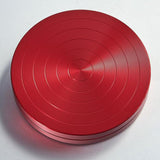 Ballet Turning Board Premium Aluminum Round Training Disc for Figure Skaters Red Diameter 12cm