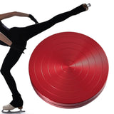 Ballet Turning Board Premium Aluminum Round Training Disc for Figure Skaters Red Diameter 12cm