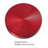 Ballet Turning Board Premium Aluminum Round Training Disc for Figure Skaters Red Diameter 12cm