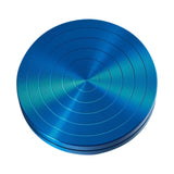 Ballet Turning Board Premium Aluminum Round Training Disc for Figure Skaters Blue Diameter 12cm