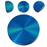 Ballet Turning Board Premium Aluminum Round Training Disc for Figure Skaters Blue Diameter 12cm