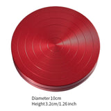 Ballet Turning Board Premium Aluminum Round Training Disc for Figure Skaters Red Diameter 10cm