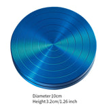 Ballet Turning Board Premium Aluminum Round Training Disc for Figure Skaters Blue Diameter 10cm