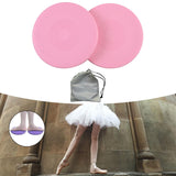 2Pcs Ballet Turning Board Ballet Training Device for Ballet Household Sports Pink