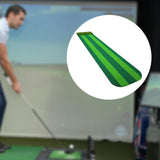 Maxbell Golf Indoor Putting Mat 118inch Length Training Aid for Sports Beginners Men Double Color