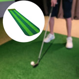 Maxbell Golf Indoor Putting Mat 118inch Length Training Aid for Sports Beginners Men Double Color