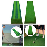 Maxbell Golf Indoor Putting Mat 118inch Length Training Aid for Sports Beginners Men Double Color