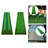 Maxbell Golf Indoor Putting Mat 118inch Length Training Aid for Sports Beginners Men Double Color