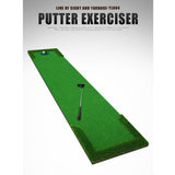 Maxbell Golf Indoor Putting Mat 118inch Length Training Aid for Sports Beginners Men Single Color