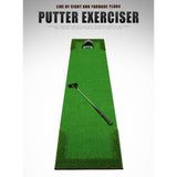 Maxbell Golf Indoor Putting Mat 118inch Length Training Aid for Sports Beginners Men Single Color