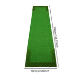 Maxbell Golf Indoor Putting Mat 118inch Length Training Aid for Sports Beginners Men Single Color