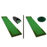 Maxbell Golf Indoor Putting Mat 118inch Length Training Aid for Sports Beginners Men Single Color