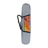 Maxbell Snowboard Bag Portable Skate Bag for Air Travel Single Snowboard Ice Skating Gray