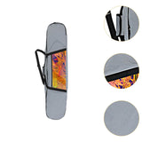 Maxbell Snowboard Bag Portable Skate Bag for Air Travel Single Snowboard Ice Skating Gray