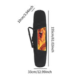 Maxbell Snowboard Bag Portable Skate Bag for Air Travel Single Snowboard Ice Skating Black