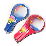 Children's Badminton Tennis Set Gift Tennis Racquets Set for Park Indoor Gym Pink