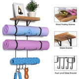 Yoga Mat Holder for Hanging Foam Roller Hanging Yoga Strap Workout Equipment