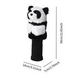 Maxbell Little Panda Golf Wood Headcover Gift Sleeve for Parks Practice Golf Courses