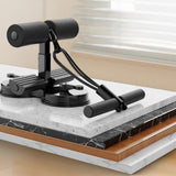 Maxbell Sit up Bar Floor Holder 3 Adjustable Height Situp Bar for Thighs Office Home Black