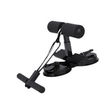 Maxbell Sit up Bar Floor Holder 3 Adjustable Height Situp Bar for Thighs Office Home Black