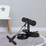 Maxbell Sit up Bar Floor Holder 3 Adjustable Height Situp Bar for Thighs Office Home Black