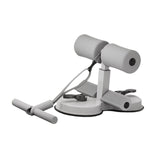 Maxbell Sit up Bar Floor Holder 3 Adjustable Height Situp Bar for Thighs Office Home Grey
