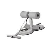 Maxbell Sit up Bar Floor Holder 3 Adjustable Height Situp Bar for Thighs Office Home Grey