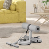 Maxbell Sit up Bar Floor Holder 3 Adjustable Height Situp Bar for Thighs Office Home Grey