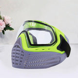 Fencing Mask Professional Fencing Instructor Mask for Cosplay Party Training Green Gray