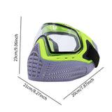 Fencing Mask Professional Fencing Instructor Mask for Cosplay Party Training Green Gray