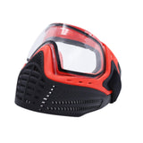 Fencing Mask Professional Fencing Instructor Mask for Cosplay Party Training Red Black