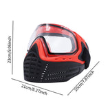 Fencing Mask Professional Fencing Instructor Mask for Cosplay Party Training Red Black