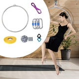 Aerial Hoop Fixed Plate 80 cm Lyra Hoop for Dancing Studio Aerial Acrobatics