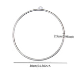 Aerial Hoop Fixed Plate 80 cm Lyra Hoop for Dancing Studio Aerial Acrobatics