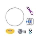 Aerial Hoop Fixed Plate 80 cm Lyra Hoop for Dancing Studio Aerial Acrobatics