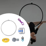 Aerial Hoop Fixed Plate 80 cm Lyra Hoop for Dancing Studio Aerial Acrobatics