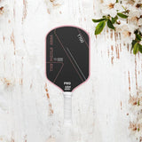 Maxbell Pickleball Paddle Carbon Fiber Surface Practice Polypropylene Honeycomb Core Pink