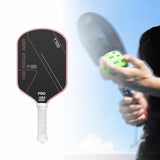 Maxbell Pickleball Paddle Carbon Fiber Surface Practice Polypropylene Honeycomb Core Pink