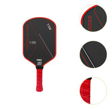 Maxbell Pickleball Paddle Carbon Fiber Surface Practice Polypropylene Honeycomb Core Red