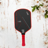 Maxbell Pickleball Paddle Carbon Fiber Surface Practice Polypropylene Honeycomb Core Red