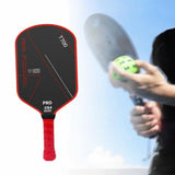 Maxbell Pickleball Paddle Carbon Fiber Surface Practice Polypropylene Honeycomb Core Red