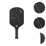 Maxbell Pickleball Paddle Carbon Fiber Surface Practice Polypropylene Honeycomb Core Green
