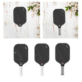 Maxbell Pickleball Paddle Comfortable Grip Carbon Fiber for Training Outdoor Playing Style A