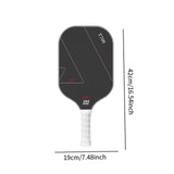 Maxbell Pickleball Paddle Comfortable Grip Carbon Fiber for Training Outdoor Playing Style B
