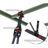 Maxbell Forearm Wrist Roller Train Set Arm Easy Assembly Back Arm Strength Exerciser