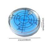 Maxbell Magnet Ball Marker Levelling Bubble Meter for Golfing Outdoor Sports Golfers Blue