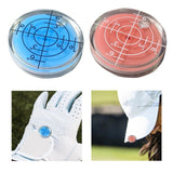 Maxbell Magnet Ball Marker Levelling Bubble Meter for Golfing Outdoor Sports Golfers Blue