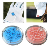 Maxbell Magnet Ball Marker Levelling Bubble Meter for Golfing Outdoor Sports Golfers Blue