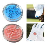 Maxbell Magnet Ball Marker Levelling Bubble Meter for Golfing Outdoor Sports Golfers Blue