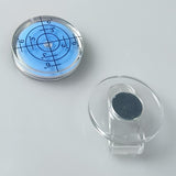 Maxbell Magnet Ball Marker Levelling Bubble Meter for Golfing Outdoor Sports Golfers Blue